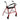 Drive Two Wheeled Rollator Walker with Seat Red