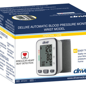 Drive Deluxe Automatic Blood Pressure Monitor, Wrist BP3200