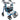 KMINA Wheelchair Walker 2 in 1 Walkers with Chair for Seniors and Adults Blue | KMINA | K10055