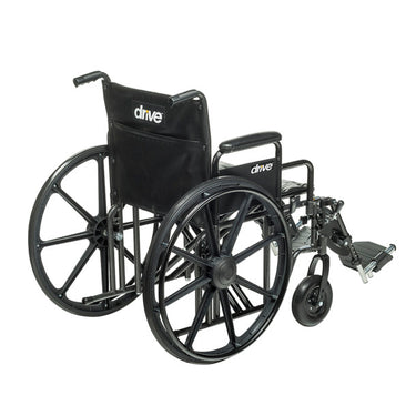 Bariatric Sentra EC Heavy-Duty Wheelchair 22"