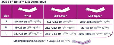 JOBST Bella Lite Compression Sleeves ,15-20 mmHg, Arm sleeve, Beige