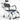 Vive Reclining Shower Commode Transport Chair