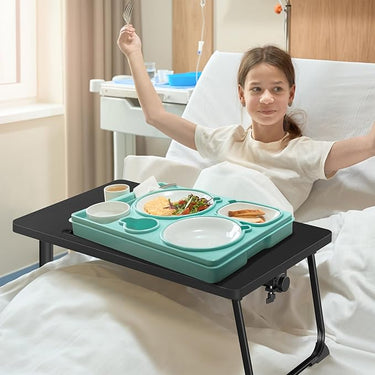 Eocnrhe Adjustable Overbed Bedside Table
