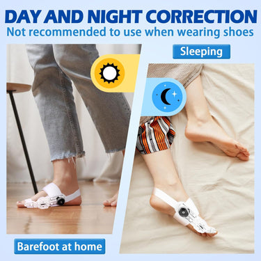 Adjustable Knob Bunion Corrector for Women Men, Bunion Fix for Bunion Relief Non-Slip Big Toe Straightener with Silicone Pad Bunion Correction Splint for Left Right Feet (1PCS)