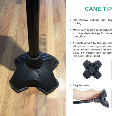 Noka Quad Cane Tip
