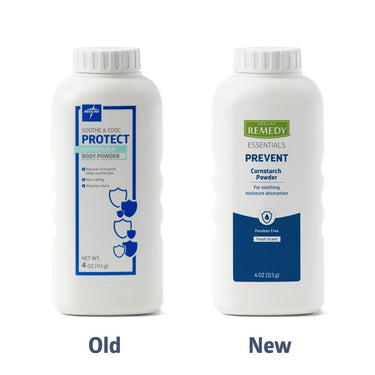 Medline Remedy Essentials Cornstarch Powder