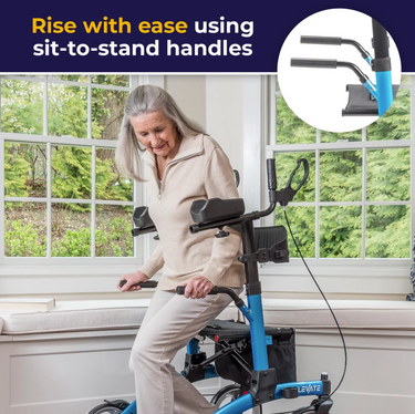 Drive Elevate Upright Walker Rollator