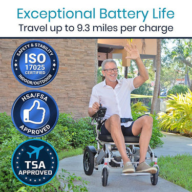 Assembled VIVE POWER WHEELCHAIR MOB1029L NEW AND IMPROVED 2024 MODEL FDA-APPROVED