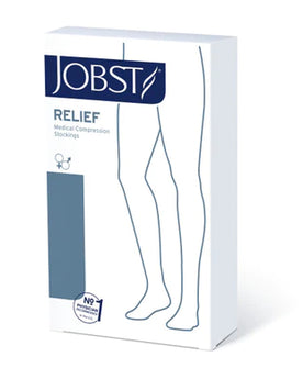 Jobst Relief Medical Compression Stockings Knee Highs Closed Toe Unisex 30-40 mmHg