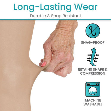 Vive 15-20mmHg Waist High Compression Pantyhouse