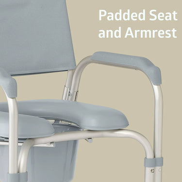 Medline Aluminum Commodes with Wheels