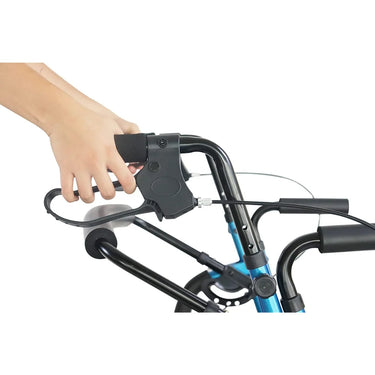 KMINA Wheelchair Walker 2 in 1 Walkers with Chair for Seniors and Adults Blue | KMINA | K10055